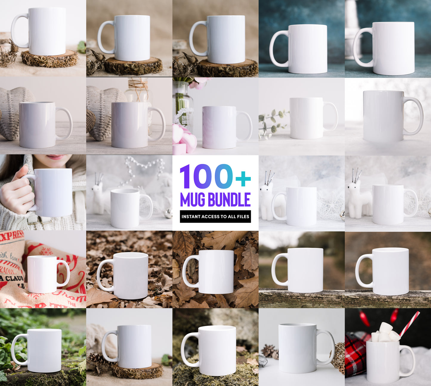 200+ Entire Shop Mockup Bundle, Tumblers, Clear Glass Can, Video Mockups, 40 Oz Tumbler Mockups, Mugs mockups, Tote Bags and more