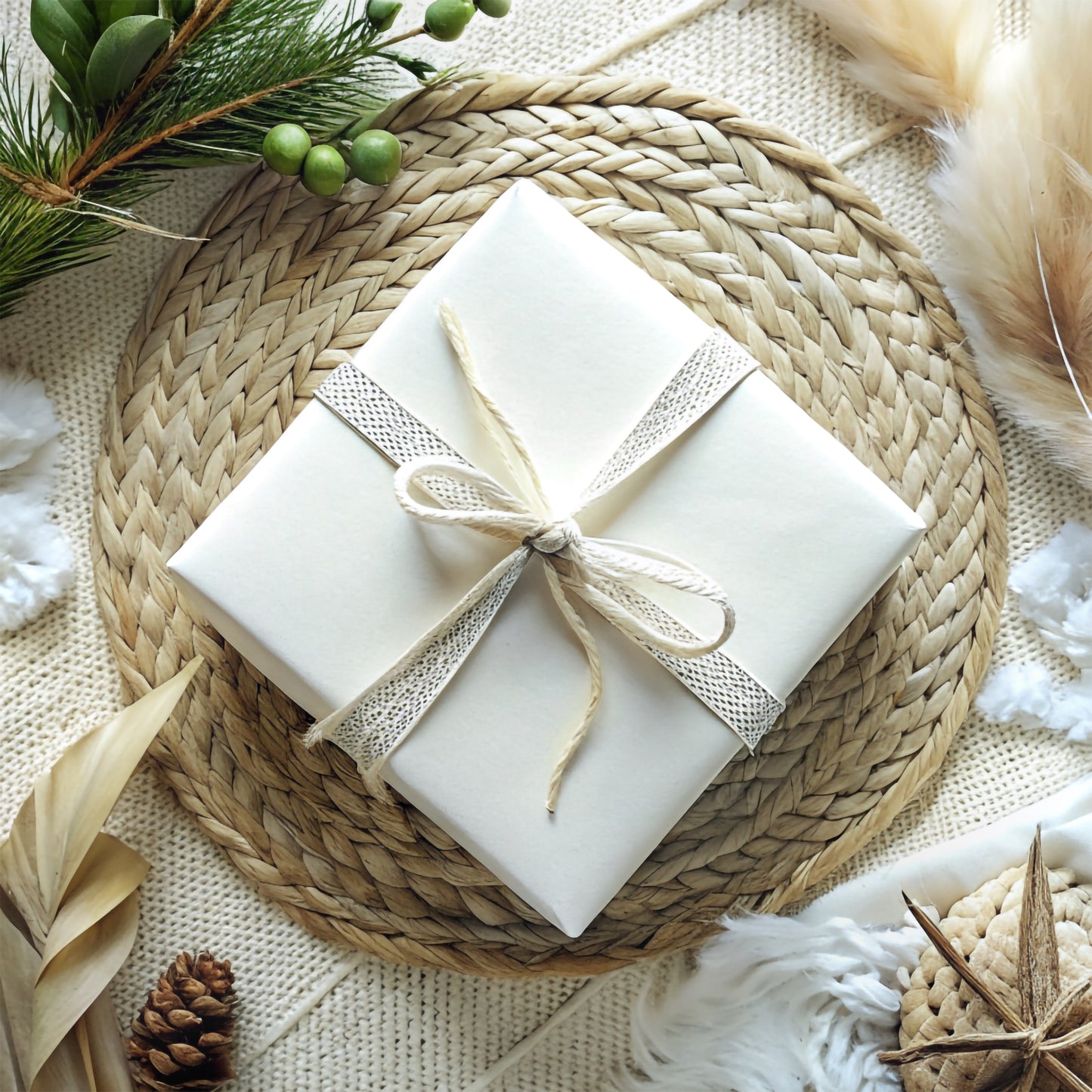 75+ Gift Box and Wrapping Paper Mockup Bundle for Canva Easy Use Transparent PNG Drag And Drop Gift Paper Mockup Product Gift Box Template
