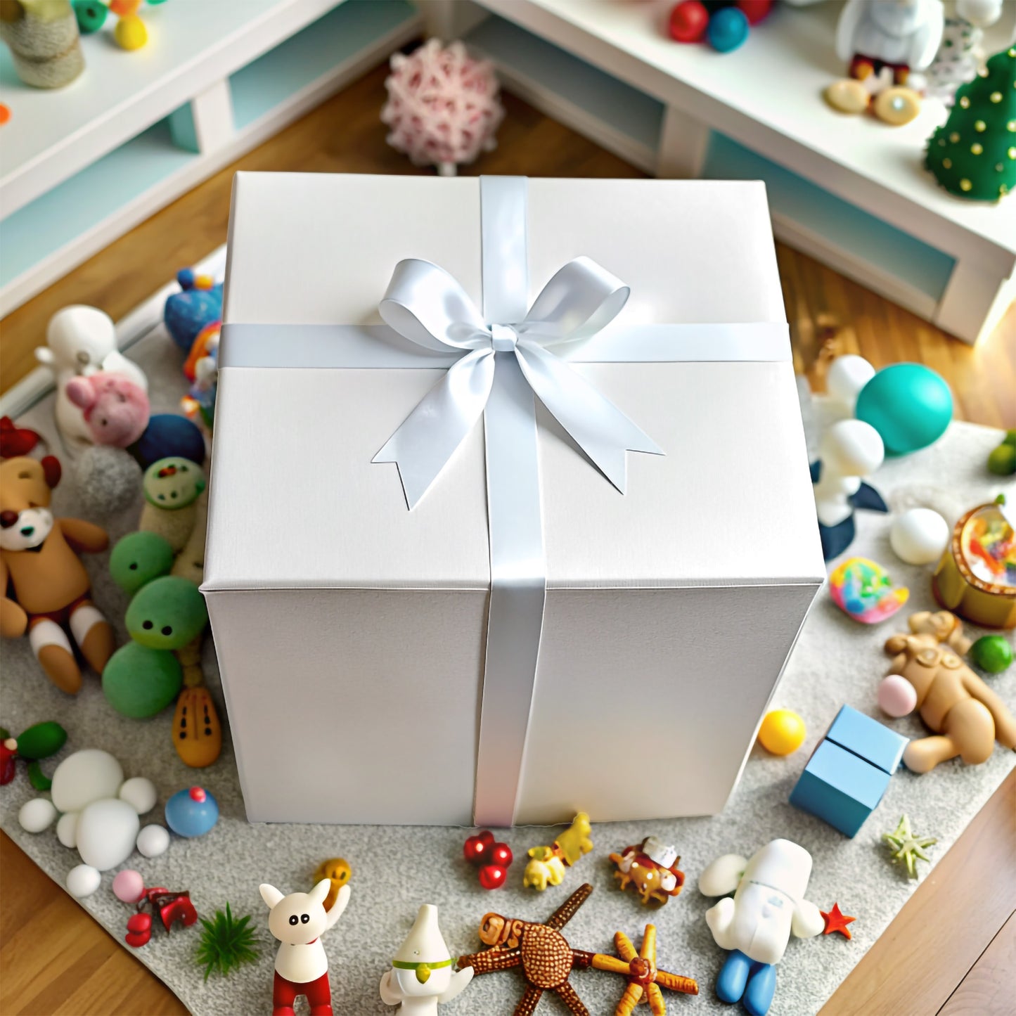 75+ Gift Box and Wrapping Paper Mockup Bundle for Canva Easy Use Transparent PNG Drag And Drop Gift Paper Mockup Product Gift Box Template