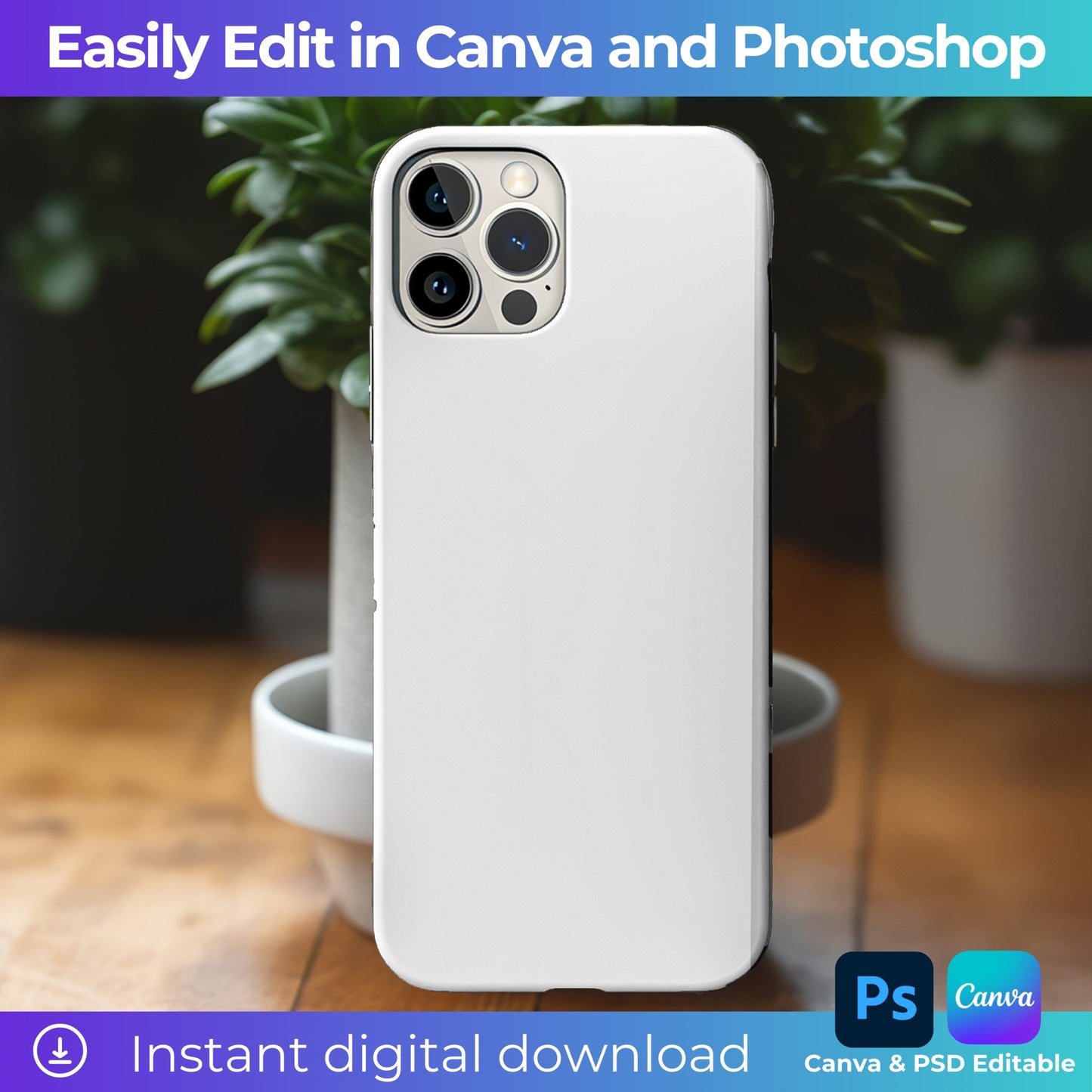 Iphone Case Mockup Bundle, Iphone Case Template Canva, Iphone mockup bundle, Phone Case Mockup - KosmosMockups