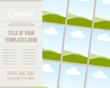 Free Canva Mockup Template Bundle, 100+ Mock Up Digital Product Sales Scenes