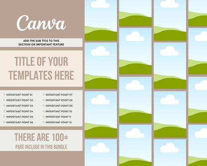 Free Canva Mockup Template Bundle, 100+ Mock Up Digital Product Sales Scenes