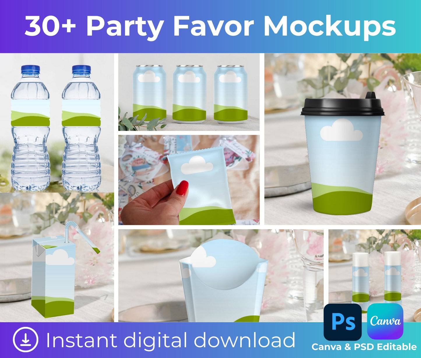 200+ Entire Shop Mockup Bundle, Tumblers, Clear Glass Can, Video Mockups, 40 Oz Tumbler Mockups, Mugs mockups, Tote Bags and more