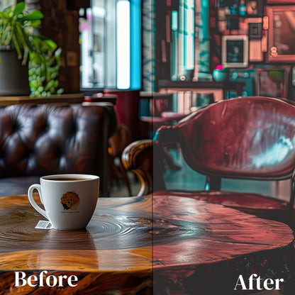 6 DARK TEAL Preset | XMP - Files for Lightroom and Camera Raw | Moody Presets, Outdoor Presets, dark photo filter - KosmosMockups
