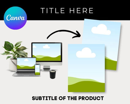 Free Canva Mockup Template Bundle, 100+ Mock Up Digital Product Sales Scenes