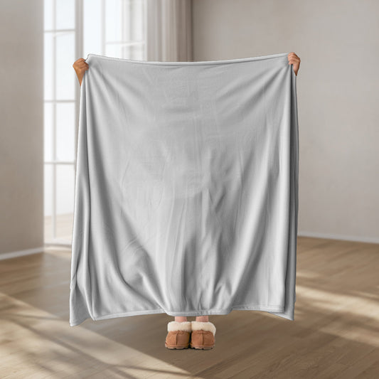 Blanket Mockup ,Editable Canva Mock, Throw Blanket Mockup, POD Friendly Velveteen Blanket Customizable Template - KosmosMockups