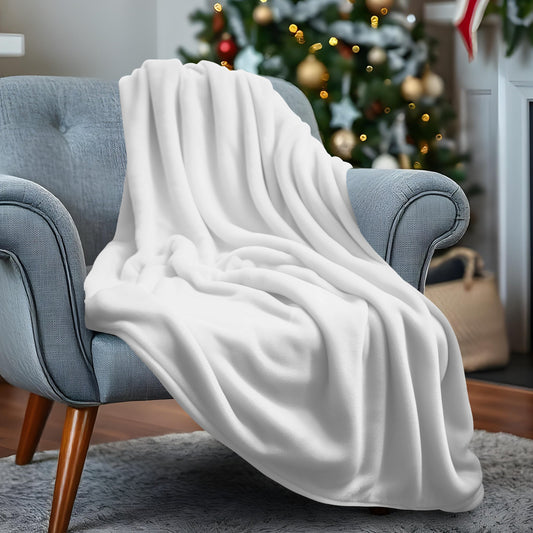 Blanket Mockup for Canva | Blanket in a chair | Drag and drop in Canva & Smart Object for Photoshop | Digital Download. - KosmosMockups