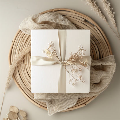 75+ Gift Box and Wrapping Paper Mockup Bundle for Canva Easy Use Transparent PNG Drag And Drop Gift Paper Mockup Product Gift Box Template
