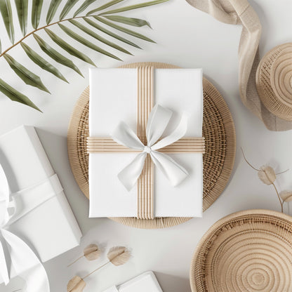 75+ Gift Box and Wrapping Paper Mockup Bundle for Canva Easy Use Transparent PNG Drag And Drop Gift Paper Mockup Product Gift Box Template