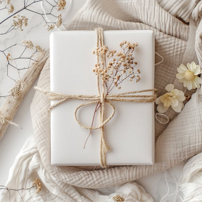 75+ Gift Box and Wrapping Paper Mockup Bundle for Canva Easy Use Transparent PNG Drag And Drop Gift Paper Mockup Product Gift Box Template